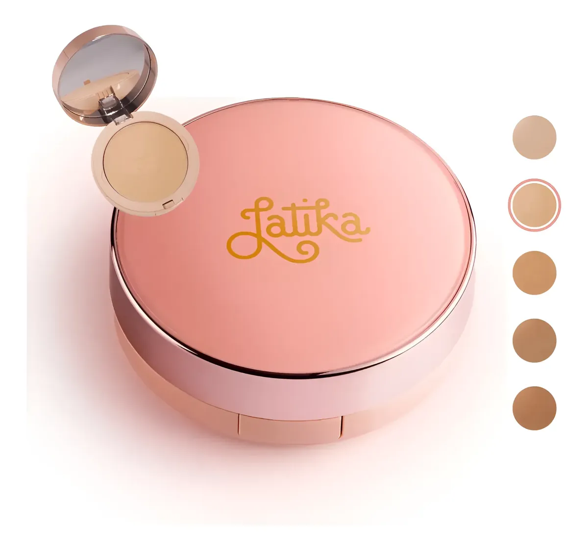 PÓ COMPACTO LATIKA POWDER FPS30 COM ESTOJO MAQUIAGEM FACIAL